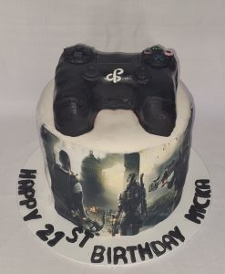 21st Birthday Playstation cake