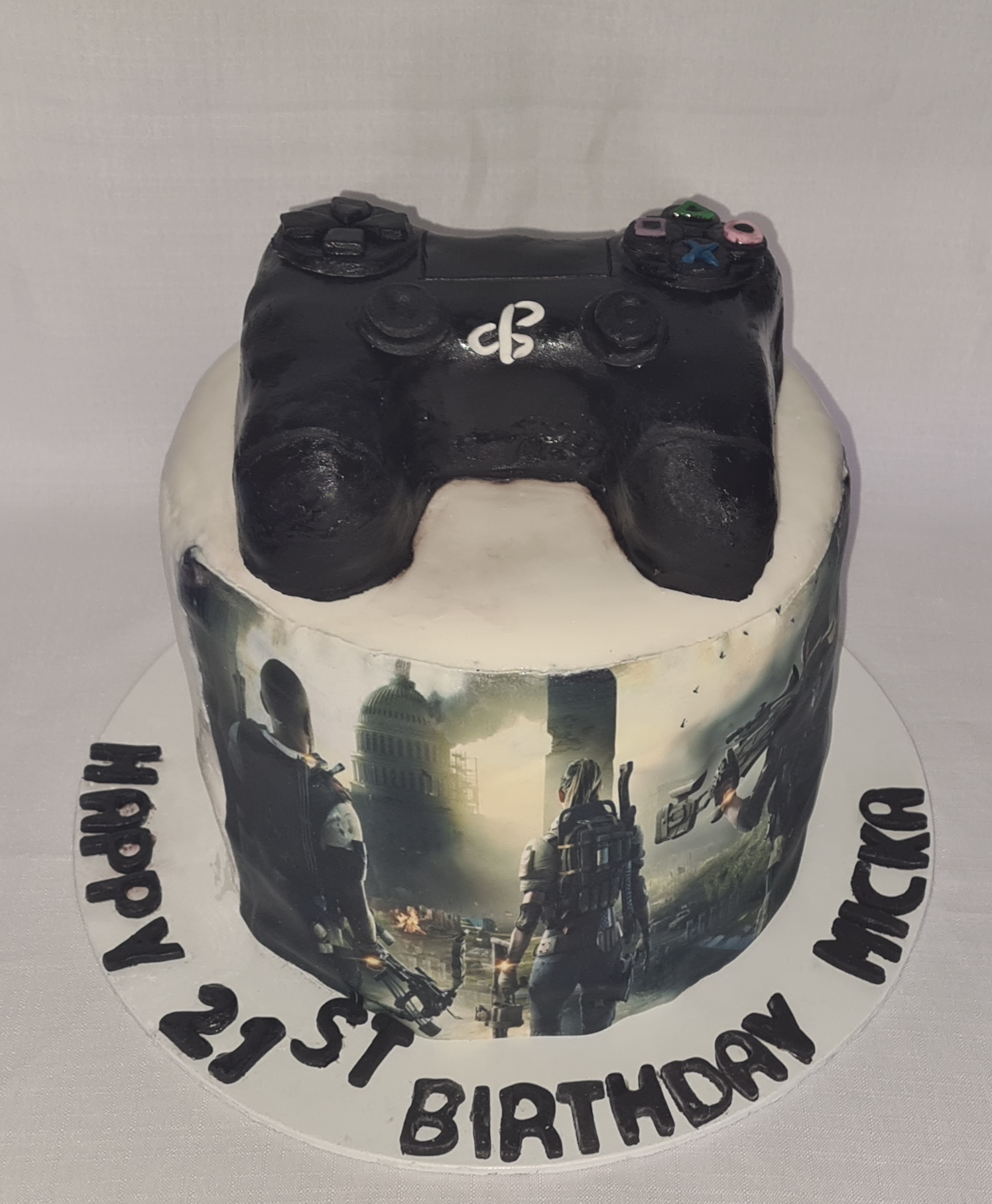 21st Birthday Playstation cake