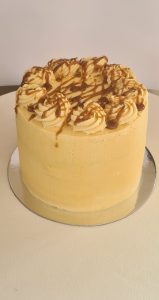 3 Layered baked cheesecake celebration cake