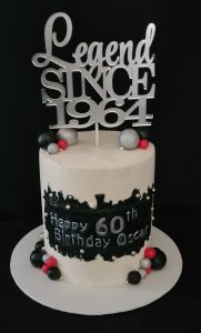 60th Birthday cake