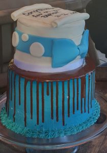 Baby Boy Christening Cake