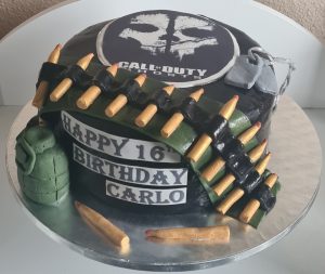 Call of duty birthday cake