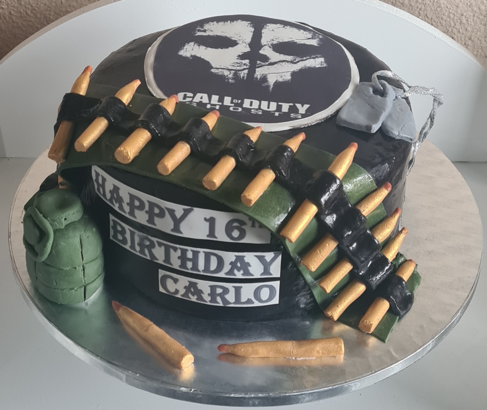Call of duty birthday cake