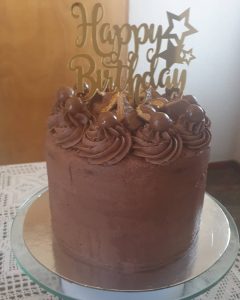 Chocolate birthday cake