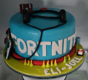 Fortnite birthday cake