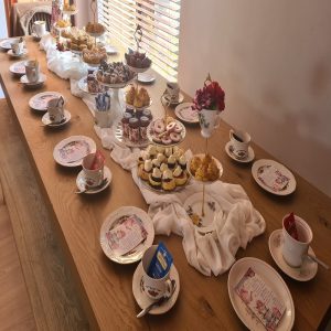 High tea table display