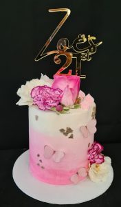 21st birthday cake