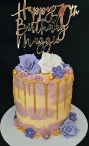 70th Birthday cake