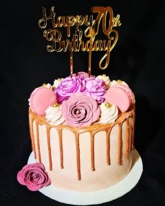 70th Birthday cake