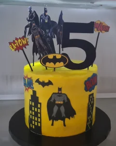 Batman 5th birthday cake
