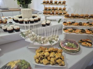 Baptism party set up 2