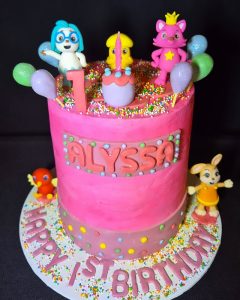 Bebe fin 1st Birthday cake