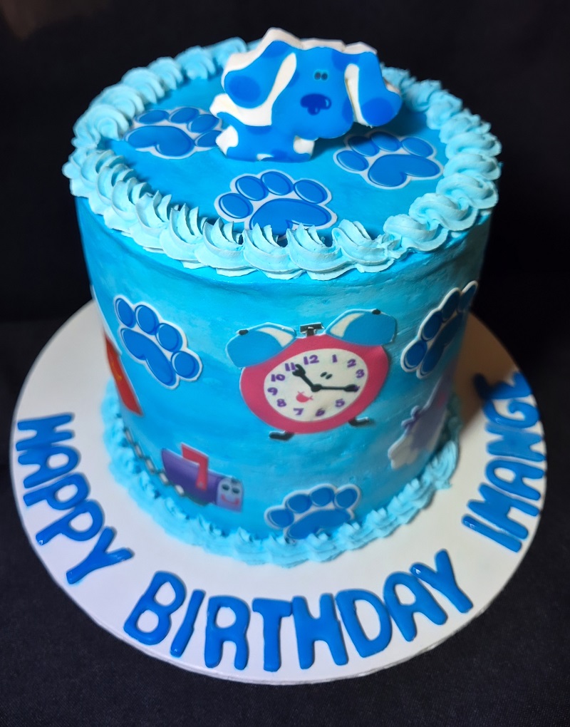 Blues clues theme birthday cake