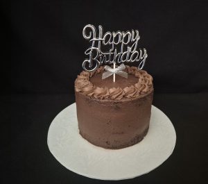 Gluten free Chocolate 2 Layered birthday cake
