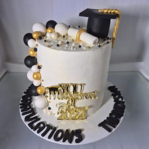 Graduation celebration cake