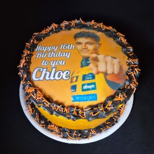 Lando Norris Formula 1 theme 16th birthday cake